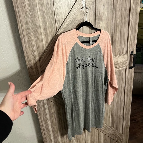 NEW w/o tags jersey style shirt - GREAT FOR VALENTINES DAY!! - Picture 3 of 4